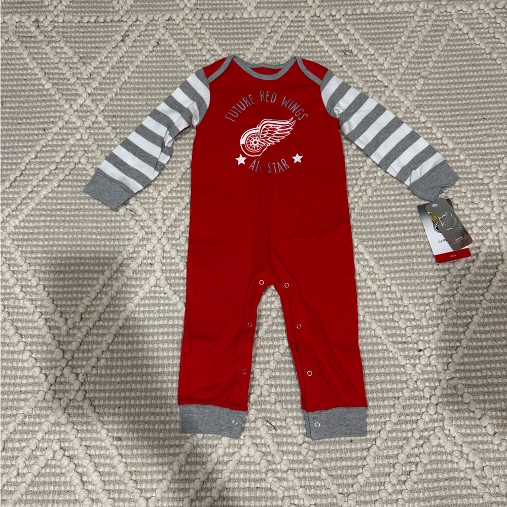 Detroit Red Wings Baby Jumpsuit